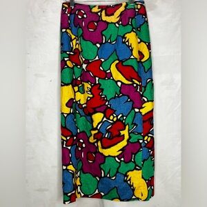 Forenza VTG epic funky linen skirt